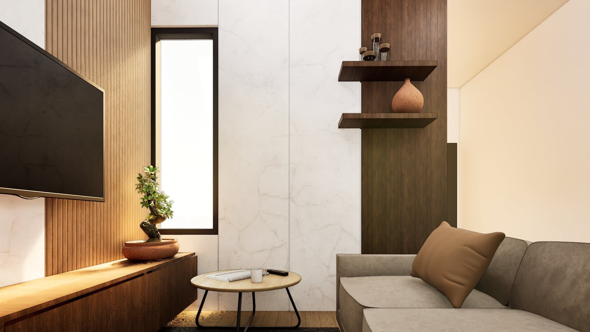 Completed residence designed by Noma Origins Studio